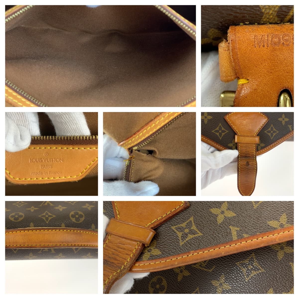 LOUIS VUITTON ルイヴィトン モノグラム ビバリー ブラウン 茶 PVC M51121 ショルダーバッグ ハンドバッグ 2way  メンズ