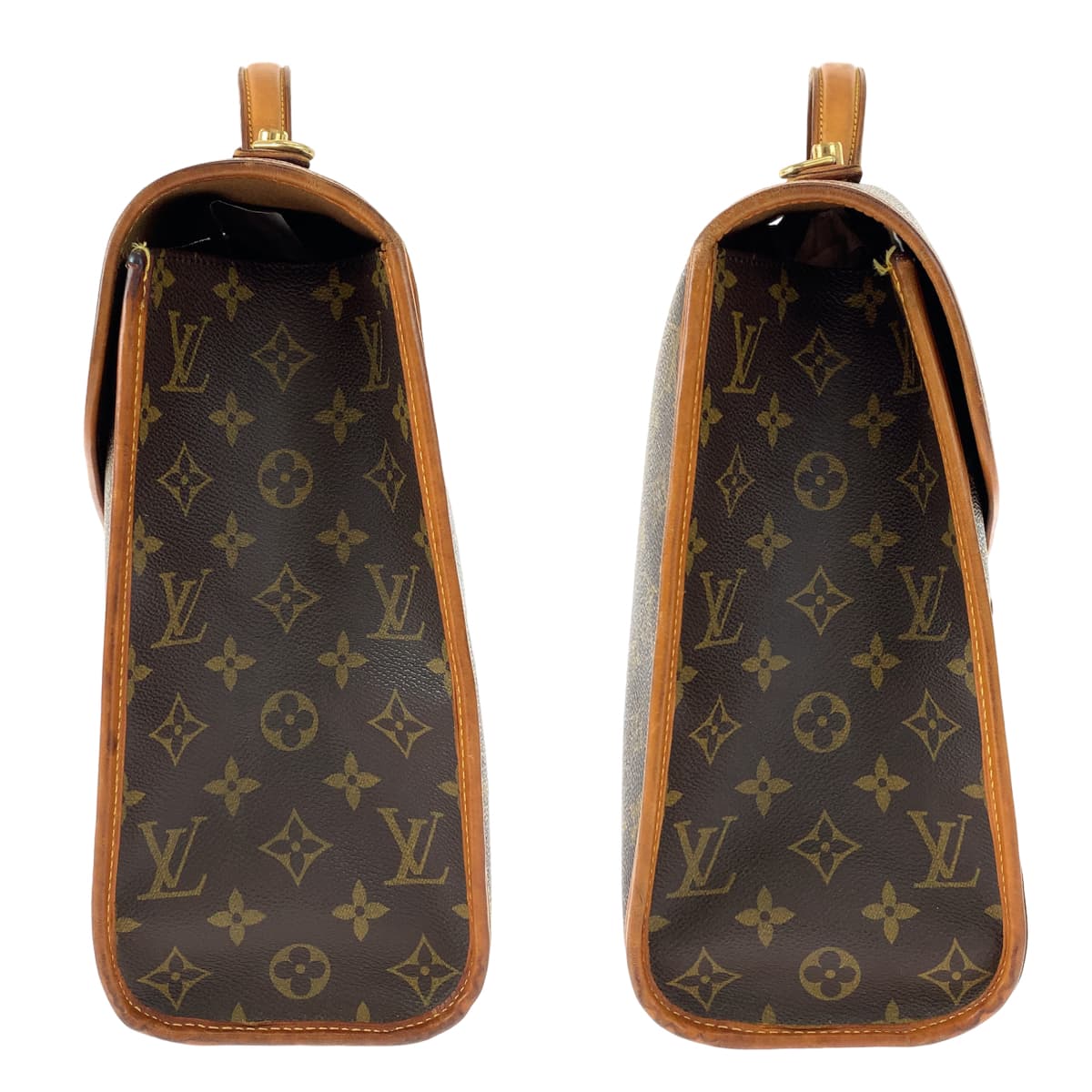LOUIS VUITTON ルイヴィトン モノグラム ビバリー ブラウン 茶 PVC M51121 ショルダーバッグ ハンドバッグ 2way  メンズ