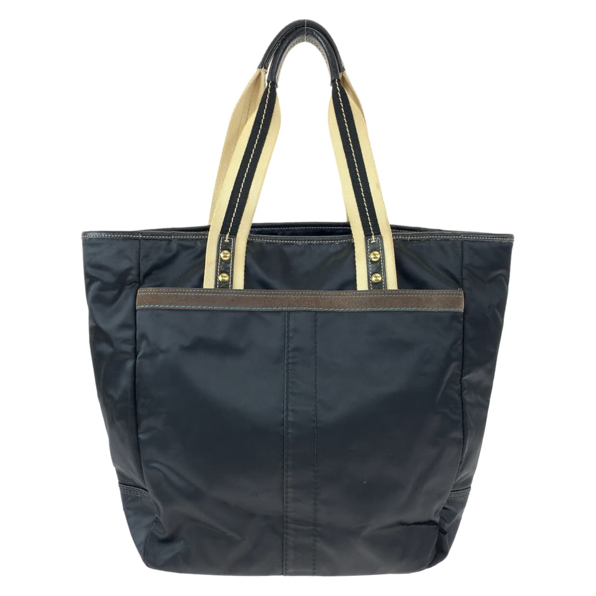 COACH コーチ シグネチャー ブラック 黒 ナイロン トートバッグ ハンドバッグ  レディース