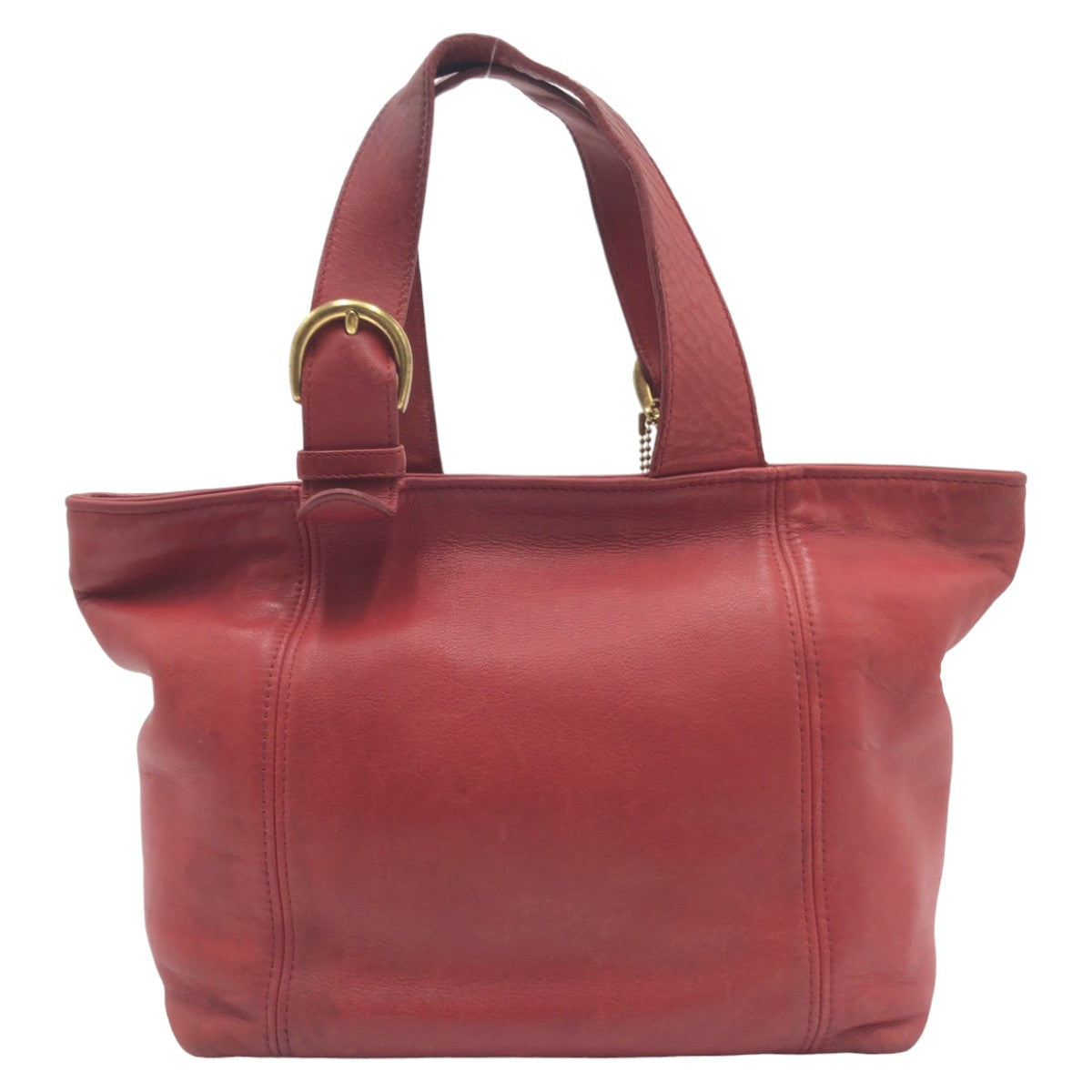 COACH コーチ ヴィンテージ オールドコーチ レッド 赤 ゴールド金具 レザー 4133 ハンドバッグ トートバッグ  レディース