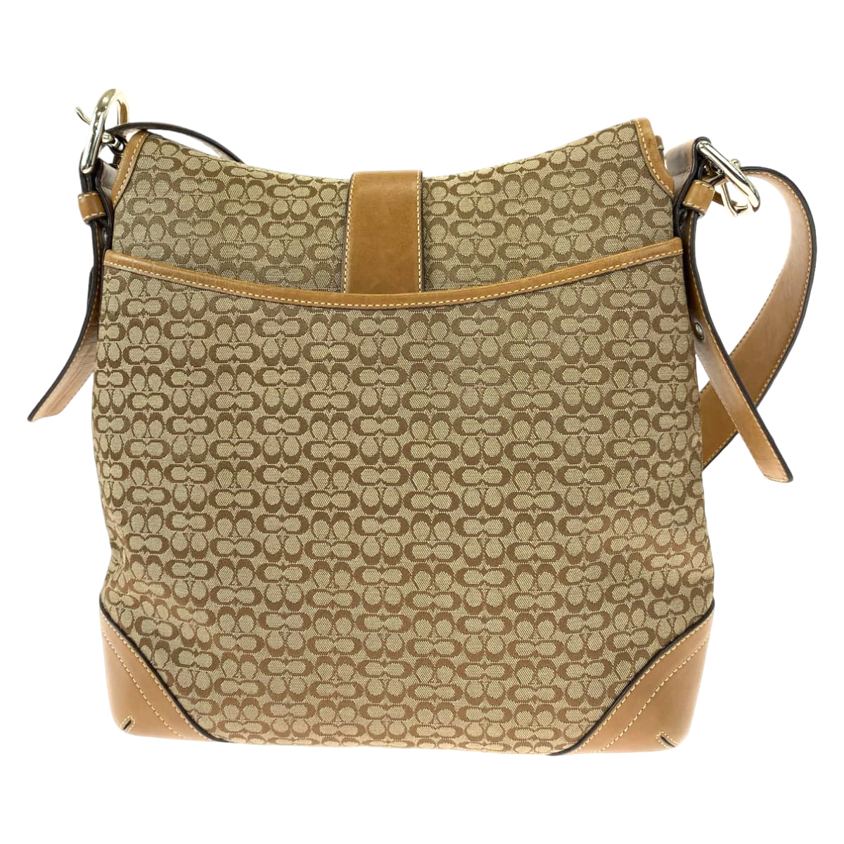 COACH コーチ ソーホー ミニ シグネチャー ブラウン 茶 キャンバス 6376 ショルダーバッグ 斜め掛け  レディース