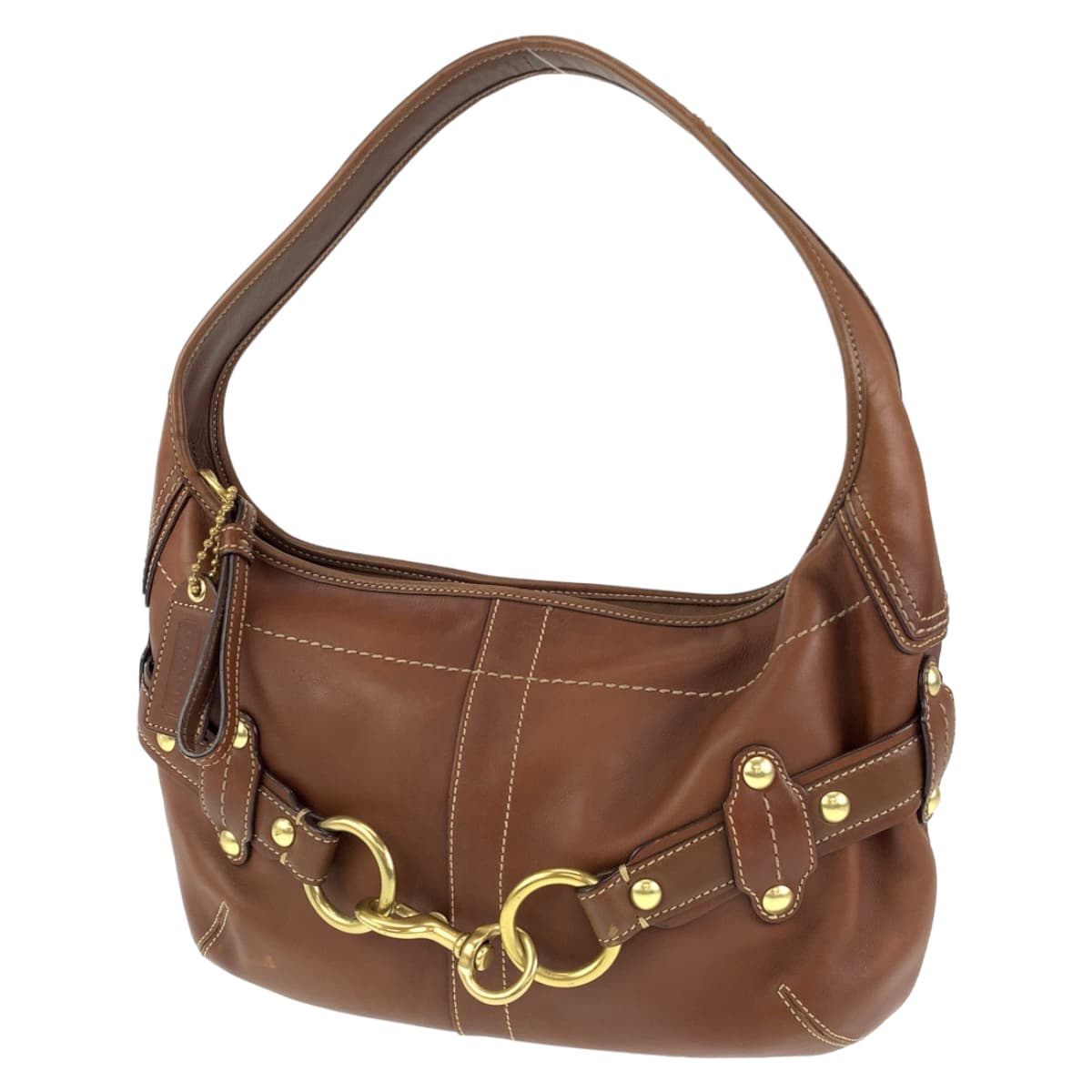 COACH コーチ ブラウン 茶 レザー F11261 ショルダーバッグ 肩掛け  レディース