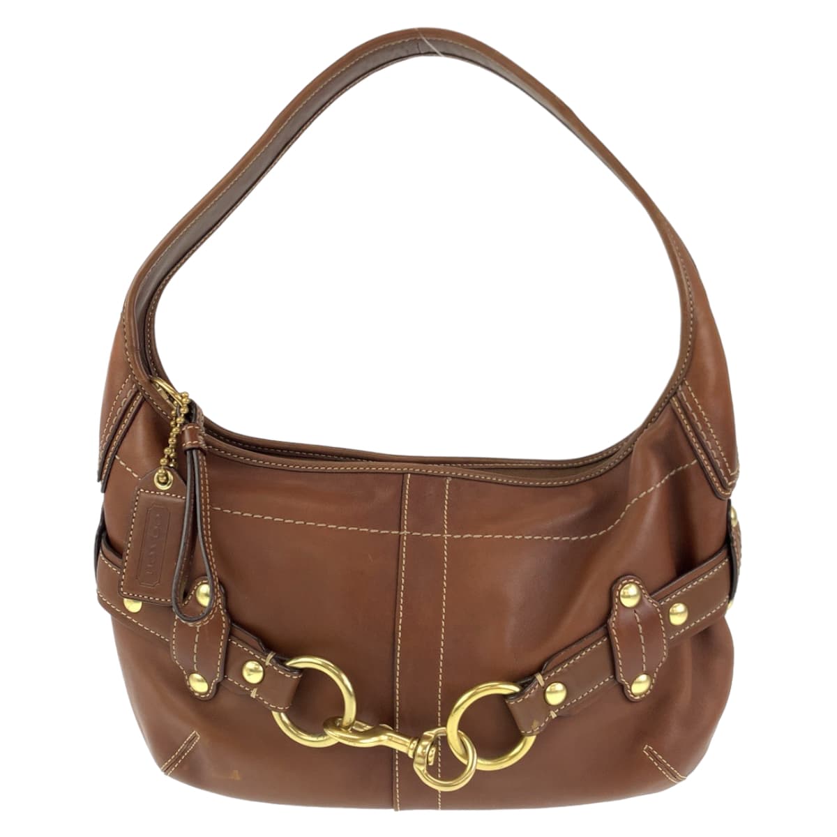 COACH コーチ ブラウン 茶 レザー F11261 ショルダーバッグ 肩掛け  レディース