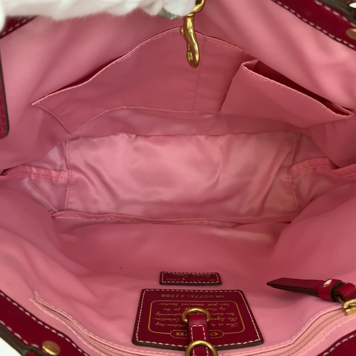 COACH コーチ シグネチャー フローラル ブラウン 茶 ピンク キャンバス 11388 トートバッグ ハンドバッグ  レディース