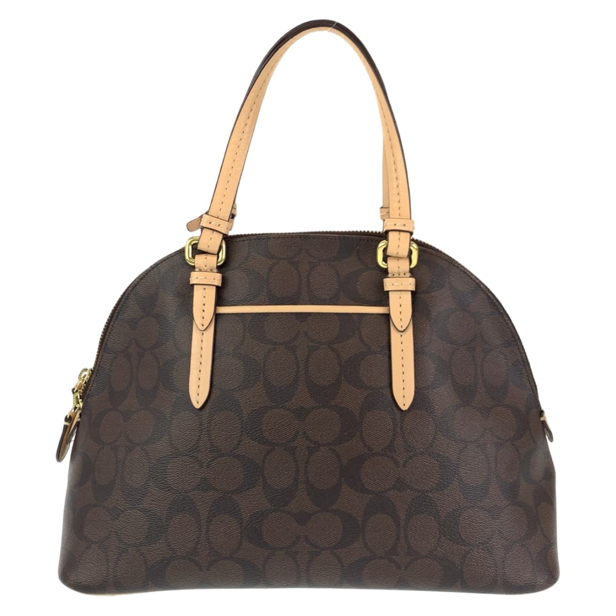 COACH コーチ シグネチャー ブラウン 茶 PVC F26184 ショルダーバッグ ハンドバッグ 2way  レディース