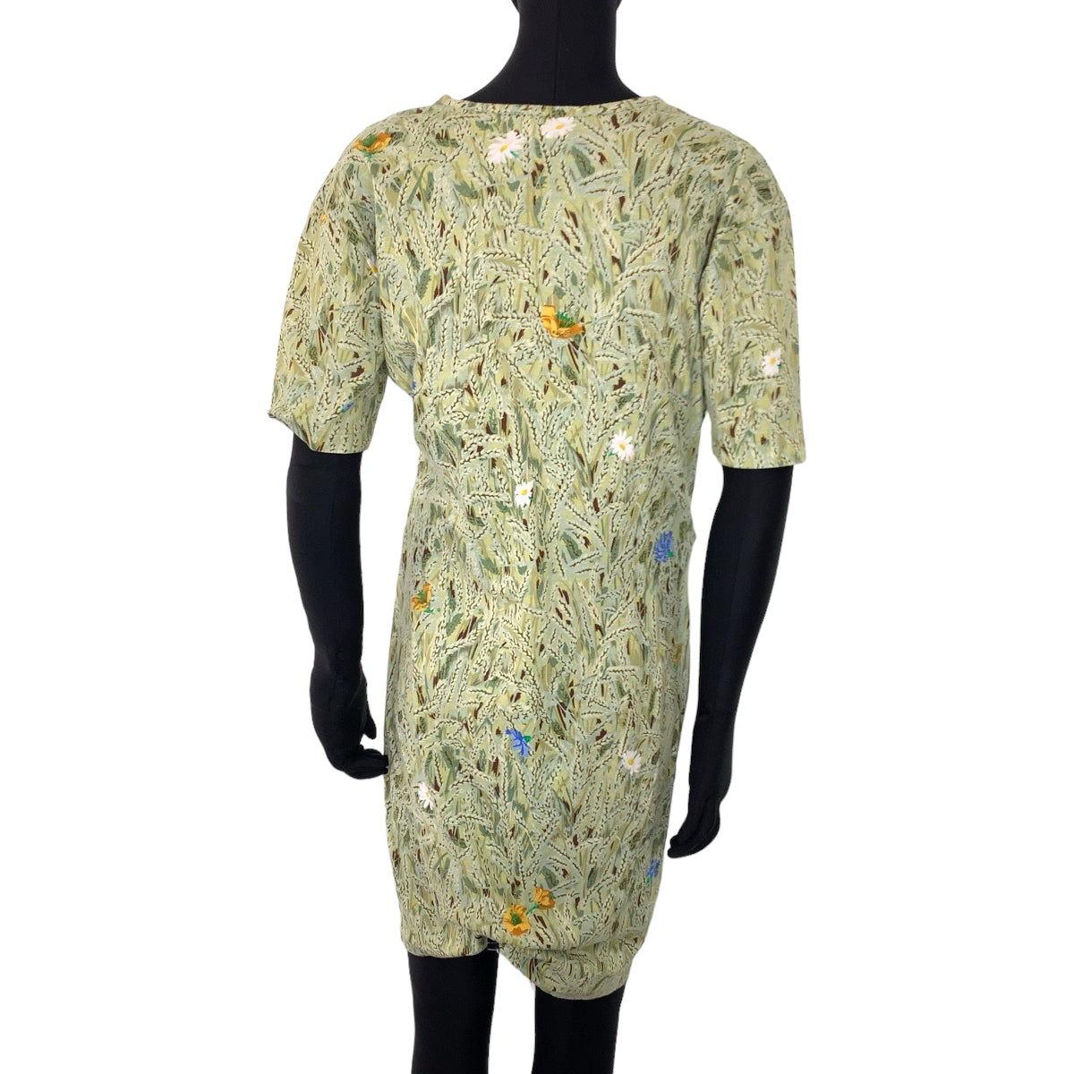 HERMES エルメス 総柄 グリーン 緑 マルチカラー コットン 190826K 半袖Tシャツ カットソー  レディース