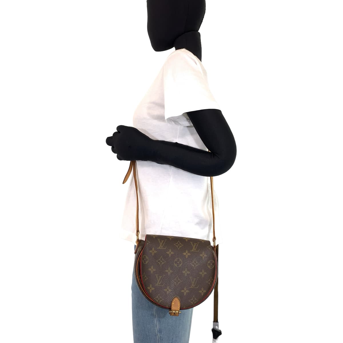 LOUIS VUITTON ルイヴィトン モノグラム タンブラン ブラウン 茶 PVC M51179 ショルダーバッグ 斜め掛け  レディース