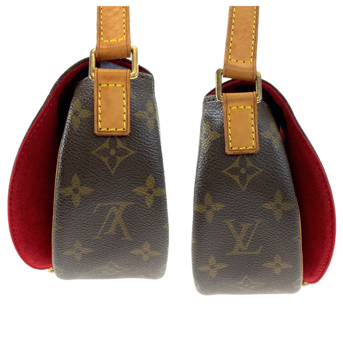 LOUIS VUITTON ルイヴィトン モノグラム タンブラン ブラウン 茶 PVC M51179 ショルダーバッグ 斜め掛け  レディース