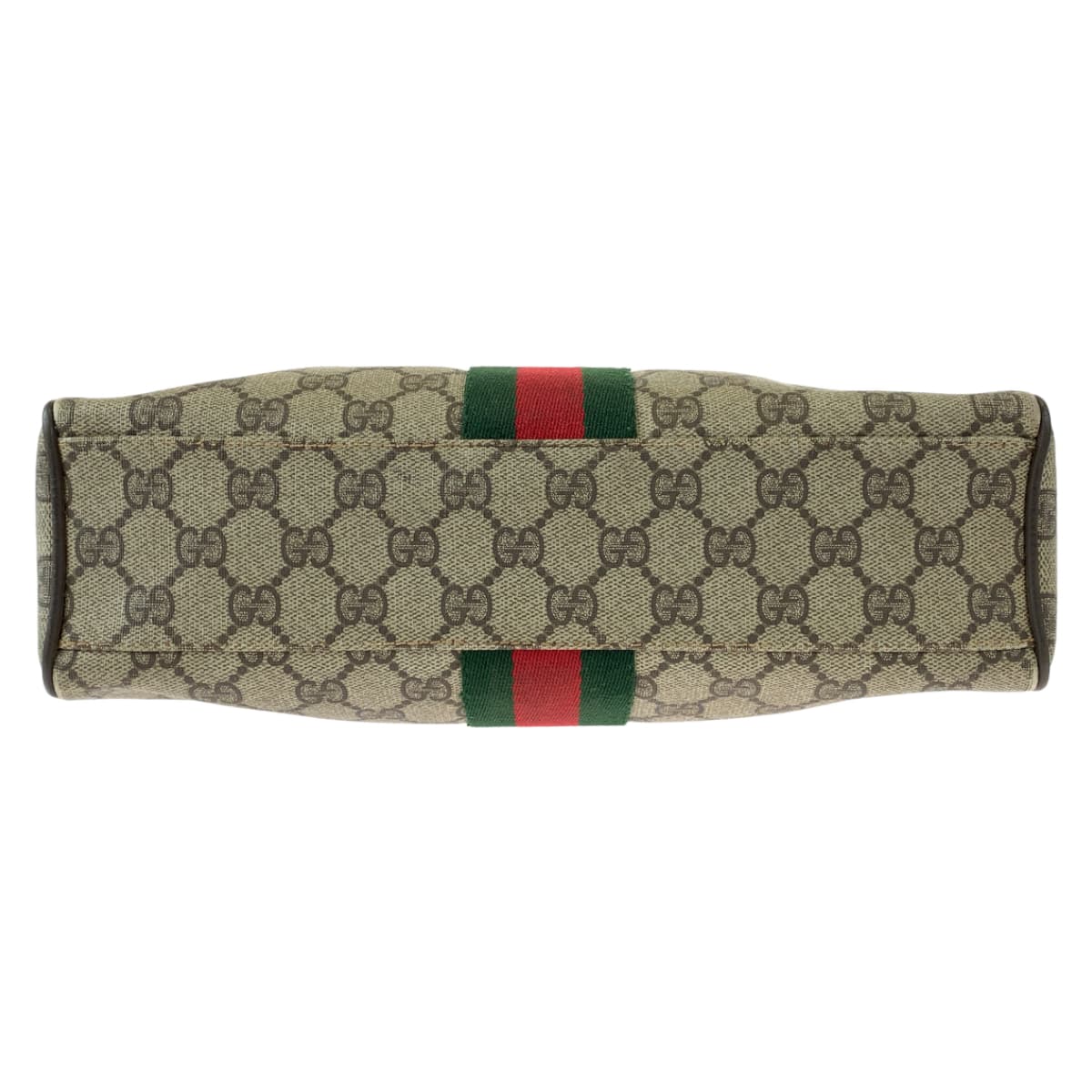 GUCCI グッチ ヴィンテージ  オールドグッチ シェリーライン ブラウン 茶色 GGスプリームキャンバス 378 002 3839 ハンドバッグ トートバッグ  レディース