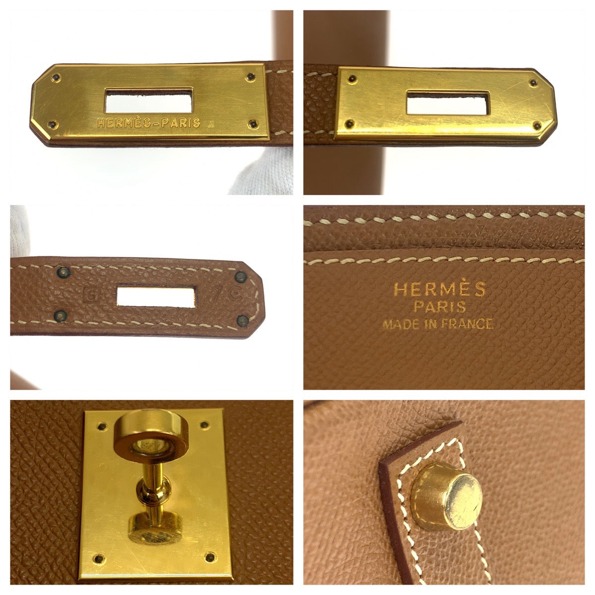HERMES エルメス バーキン35 ナチュラル ベージュ ゴールド金具 ヴォーエプソン ハンドバッグ トートバッグ □G刻印  レディース