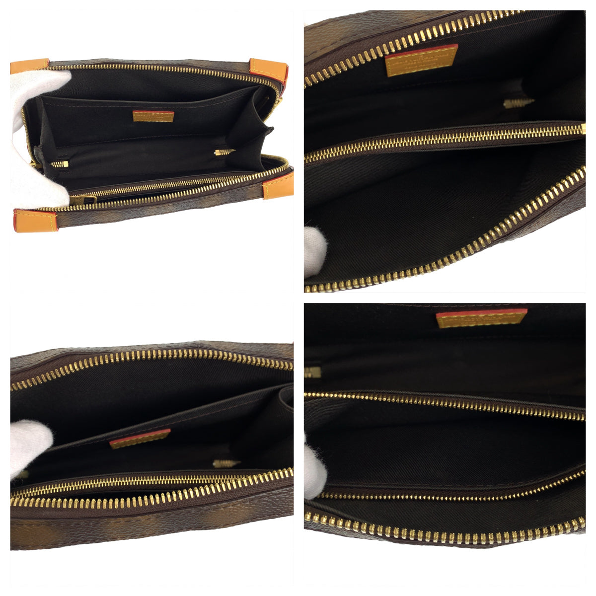 LOUIS VUITTON ルイヴィトン モノグラム ソフトトランク ブラウン 茶 ゴールド金具 PVC M81580 ショルダーバッグ 斜め掛けバッグ  メンズ